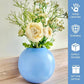 Metal Ball Flower Vase, Blue - 4.1'' - Behoma