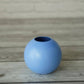 Metal Ball Flower Vase, Blue - 4.1'' - Behoma