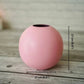 Metal Ball Flower Vase, Pink, Set - 6.6'' & 4.1'' - Behoma