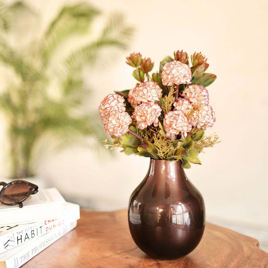 Metal Bud Flower Vase, Antique Copper - 6.1'' - Behoma