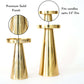 Metal Candle Holder Set of 2 - Gold - Behoma