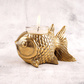 Metal Fish Candle Holder, Set - Behoma