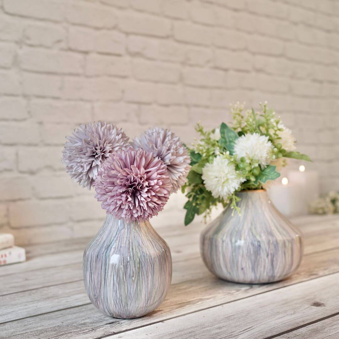 Metal Flower Vase | Multi Color - Behoma