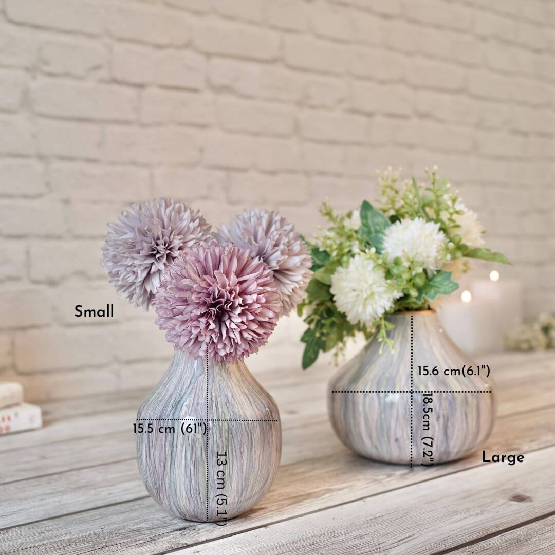 Metal Flower Vase | Multi Color - Behoma