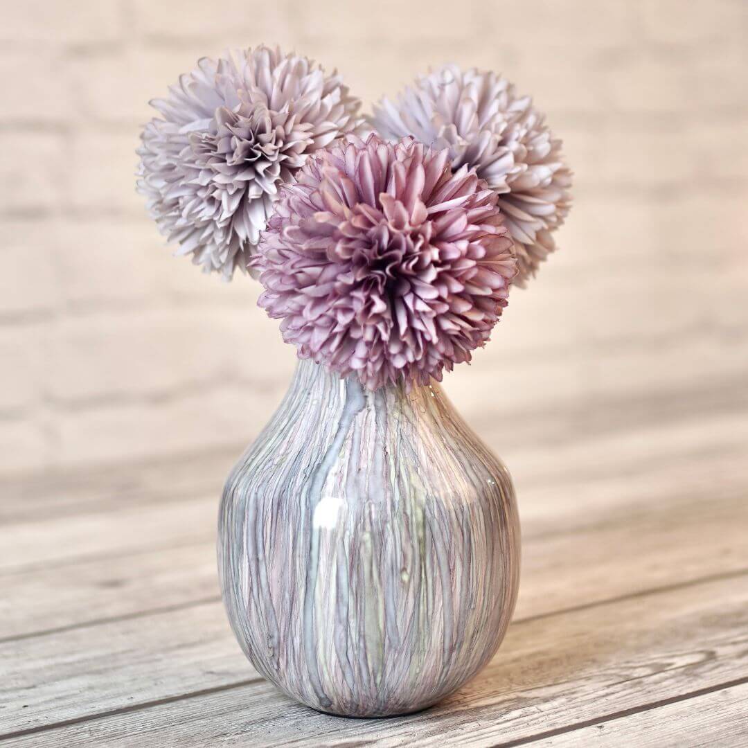 Metal Flower Vase | Multi Color - Behoma