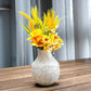 Metal Flower Vase, Off - white, 6.1'' - Behoma