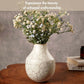 Metal Flower Vase, Off - white, 6.1'' - Behoma