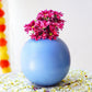 Metal Flower Vase Set of 2 | Blue - Behoma