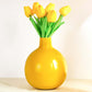 Metal Flower Vase set of 3 | Yellow - Behoma