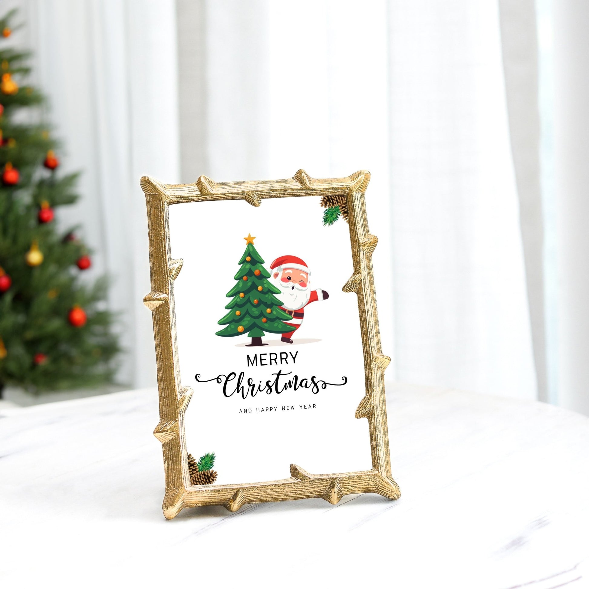 Metal Twig Frame, Gold - (4x6) - Behoma