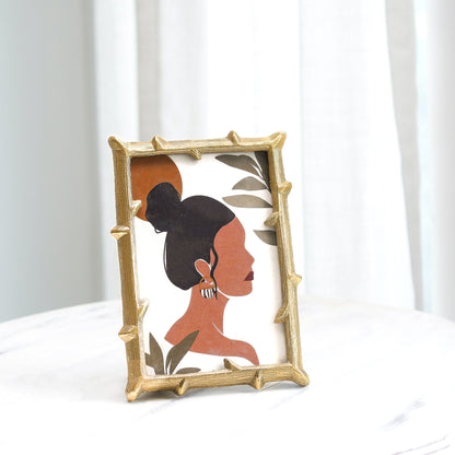 Metal Twig Frame, Gold - (4x6) - Behoma