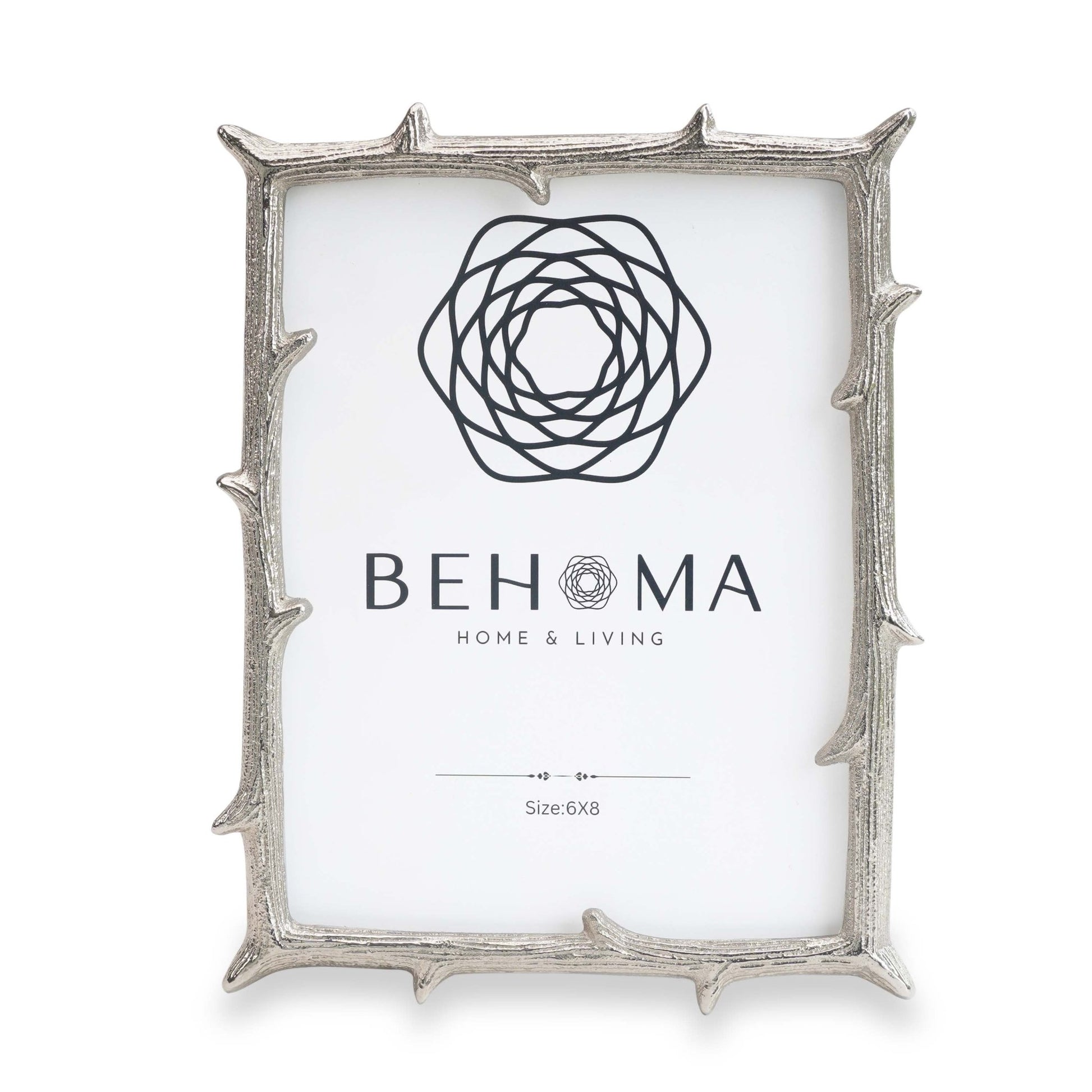 Metal Twig Frame, Silver - (4x6) - Behoma