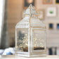 Miami Lantern, Rustic White - 10.8''X 5.3'' - Behoma