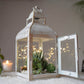 Miami Lantern, Rustic White - 10.8''X 5.3'' - Behoma