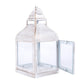 Miami Lantern, Rustic White - Set - 11.4'' & 10.8'' - Behoma