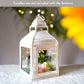 Miami Lantern, Rustic White - Set - Behoma