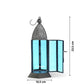 Moroccan Lanterns, Blue - 9.2''X 4.1'' - Behoma