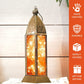 Moroccan Metal Lanterns, Set - 7.4''X 2.5'' - Behoma