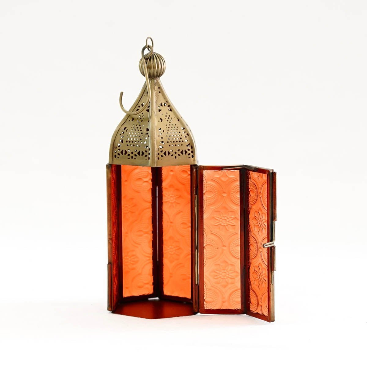 Moroccan Metal Lanterns, Set - 7.4''X 2.5'' - Behoma