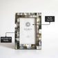 Pearl Photo Frame Black - (4x6) & (5x7) - Behoma