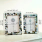 Pearl Photo Frame Black - (4x6) & (5x7) - Behoma