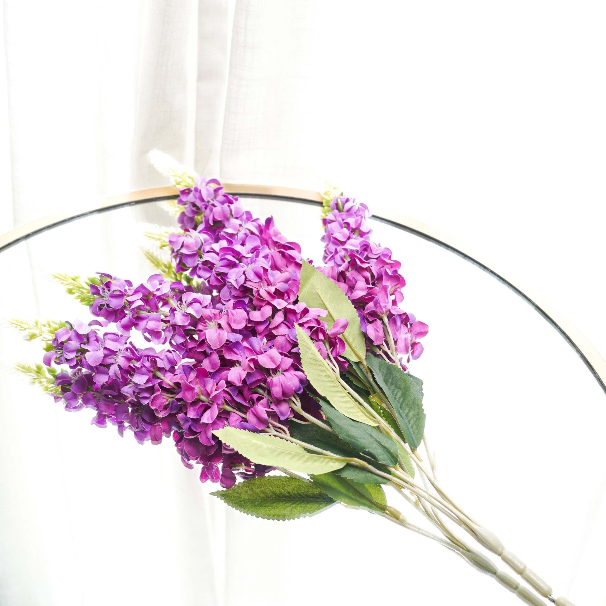 Purple Lupin, Bouquet (Faux Flowers) - Behoma