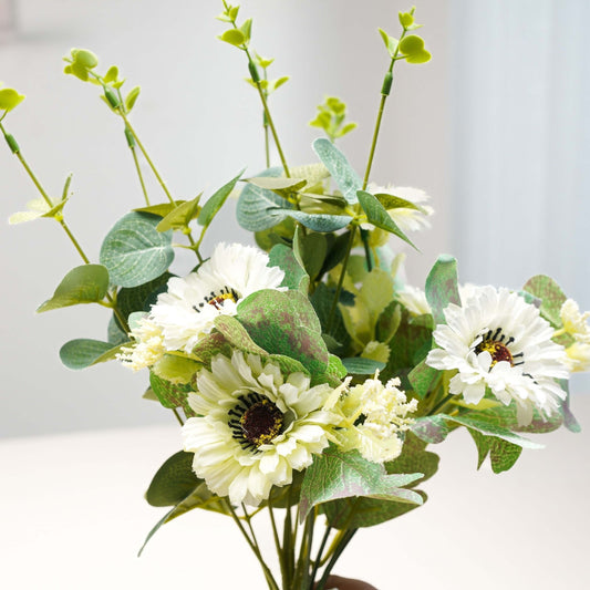 White Radiance Flower Arrangement (Faux Flower) - Behoma