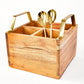 Wooden Cutlery Holder - Behoma