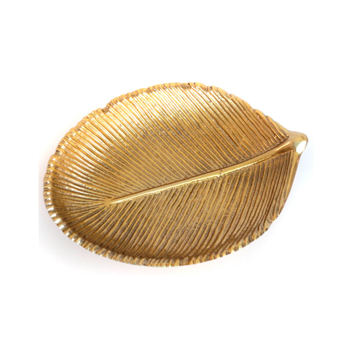Leaf tray for decoration, Gold 